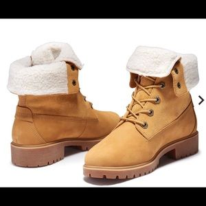 WOMEN'S JAYNE WATERPROOF FLEECE FOLD-DOWN BOOTS